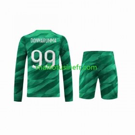Maillot de Foot Paris Saint-Germain Donnarumma 99 Gardien Domicile 2023-24 Manches Longues - Enfant